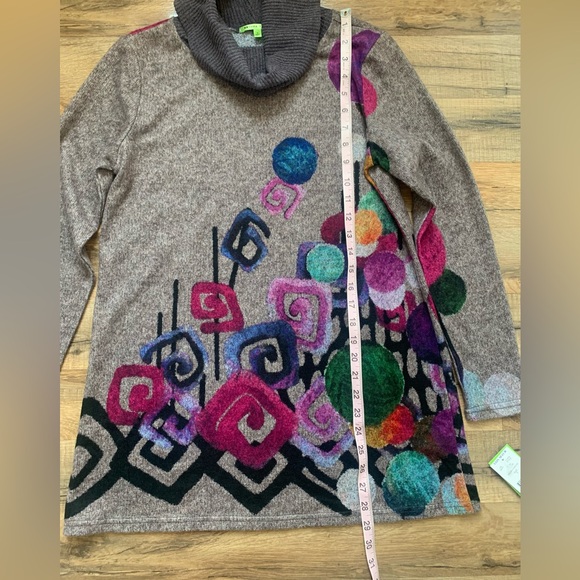 Trisha Tyler Cowl-neck Tunic NWT S - Picture 7 of 10